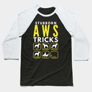 Stubborn AWS Tricks - Dog Training Baseball T-Shirt